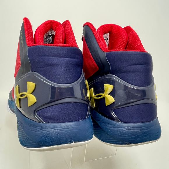 Under Armour Steph Curry Clutch Fit Drive 2 Sneakers Mens 13 Black Red S1520 - Picture 5 of 14